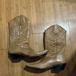 Matisse Leather Cowboy Boots. Made in Brazil.